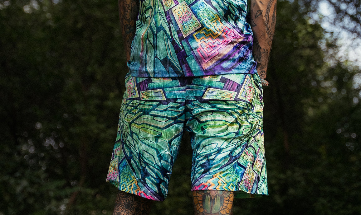 Crushed Velvet Shorts