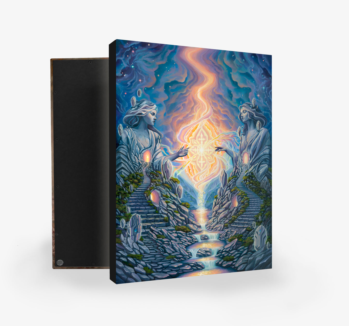 'The Bridge Between' Canvas Print by Sean Zenner and Shannon Miguela