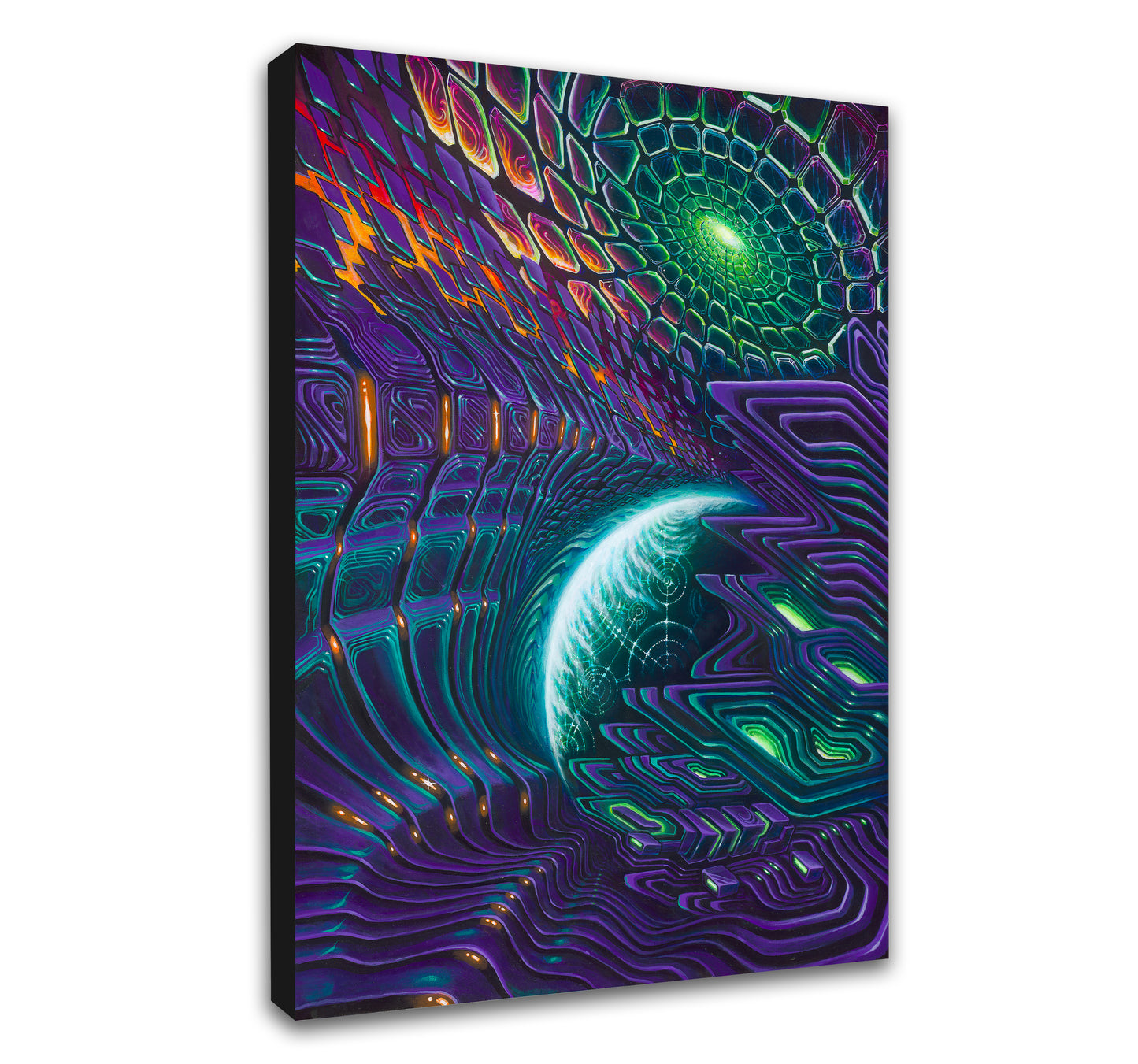 'Flow Forms 001' Canvas Print by Sean Zenner