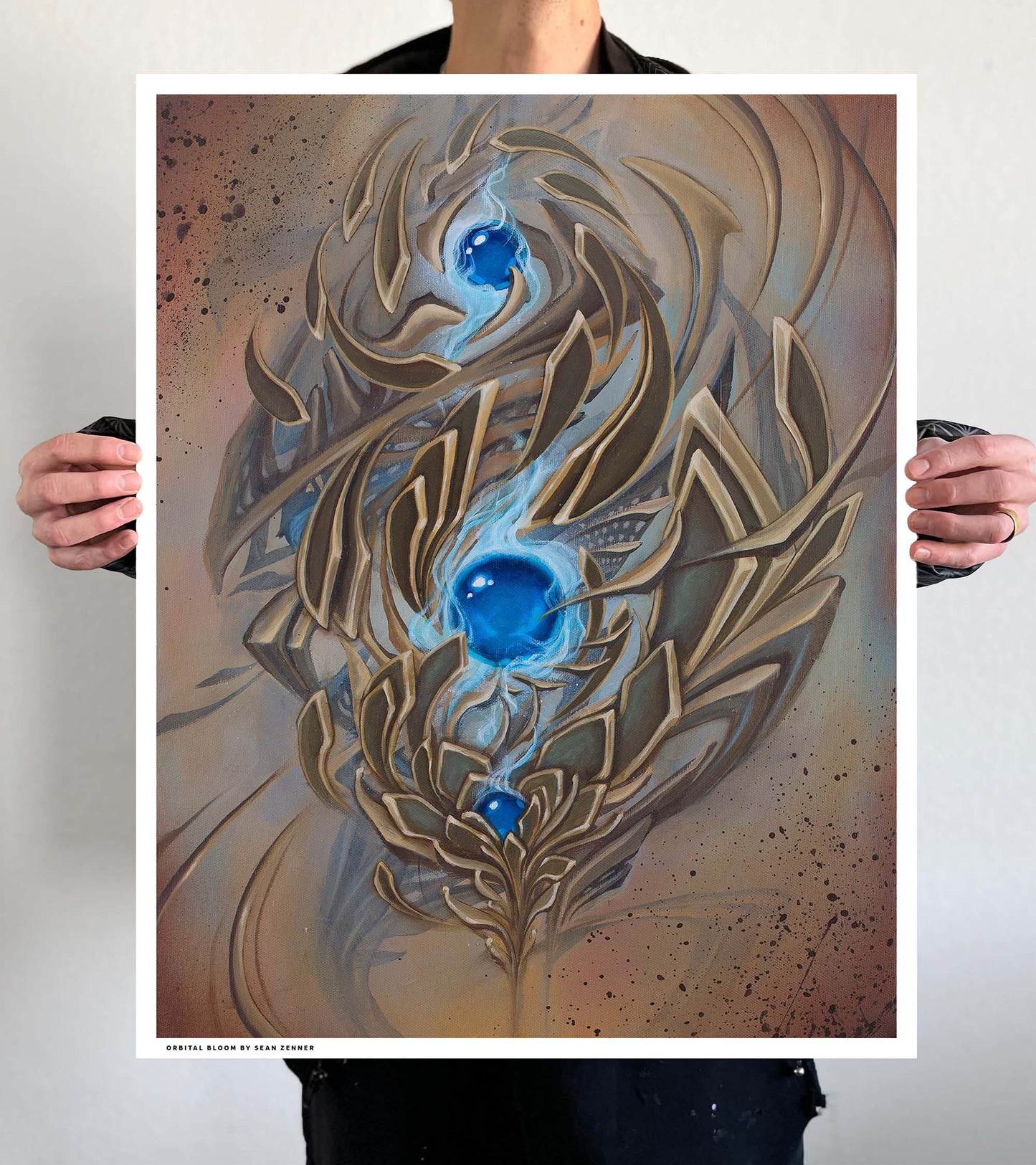 'Orbital Bloom' Print