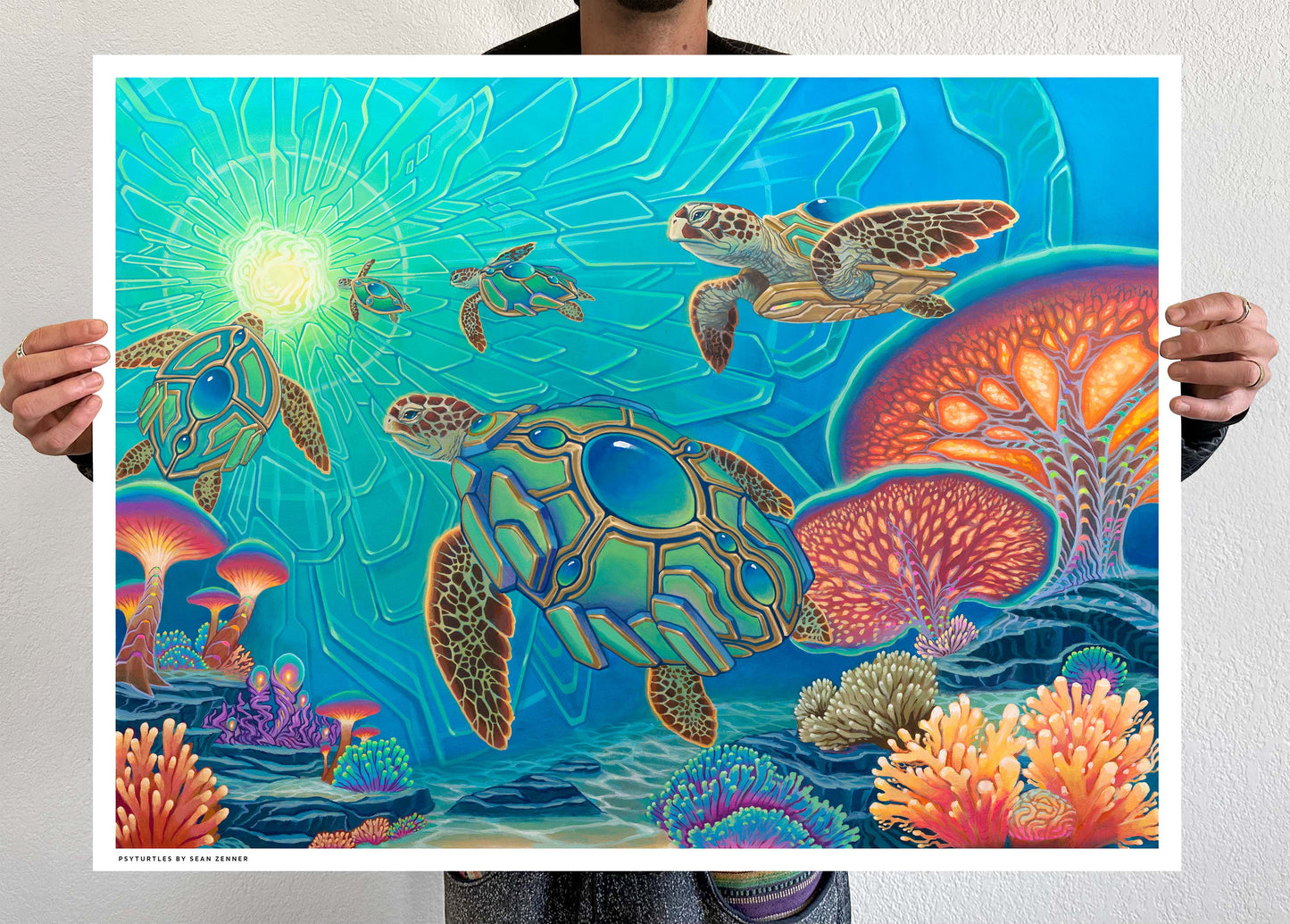 'Psyturtles' Print