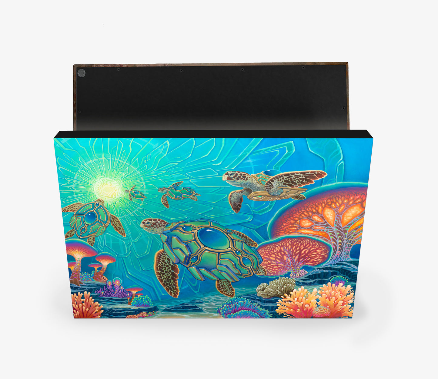 'Psyturtles' Canvas Print by Sean Zenner