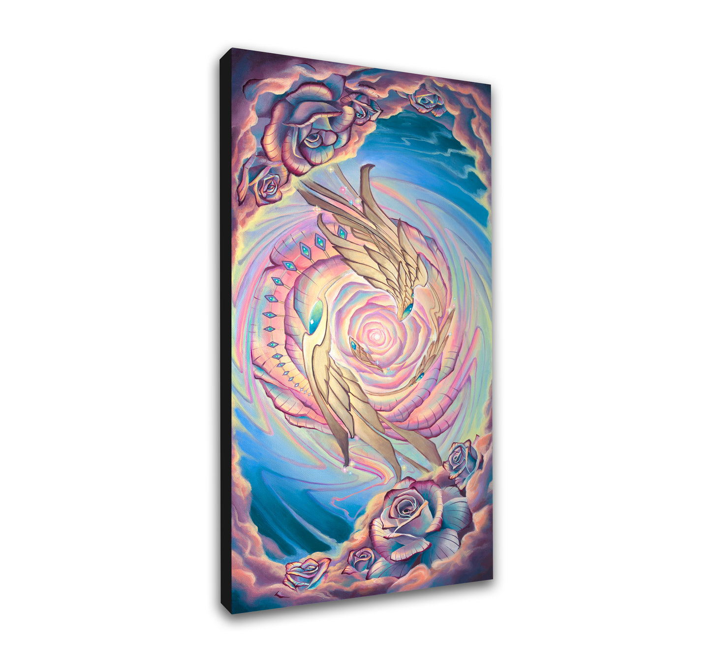 'Rose Portal' Canvas Print by Sean Zenner and Shannon Miguela