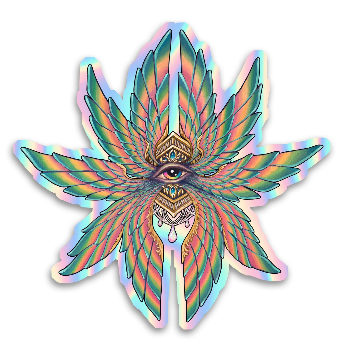 'Seraphim' Holographic Sticker
