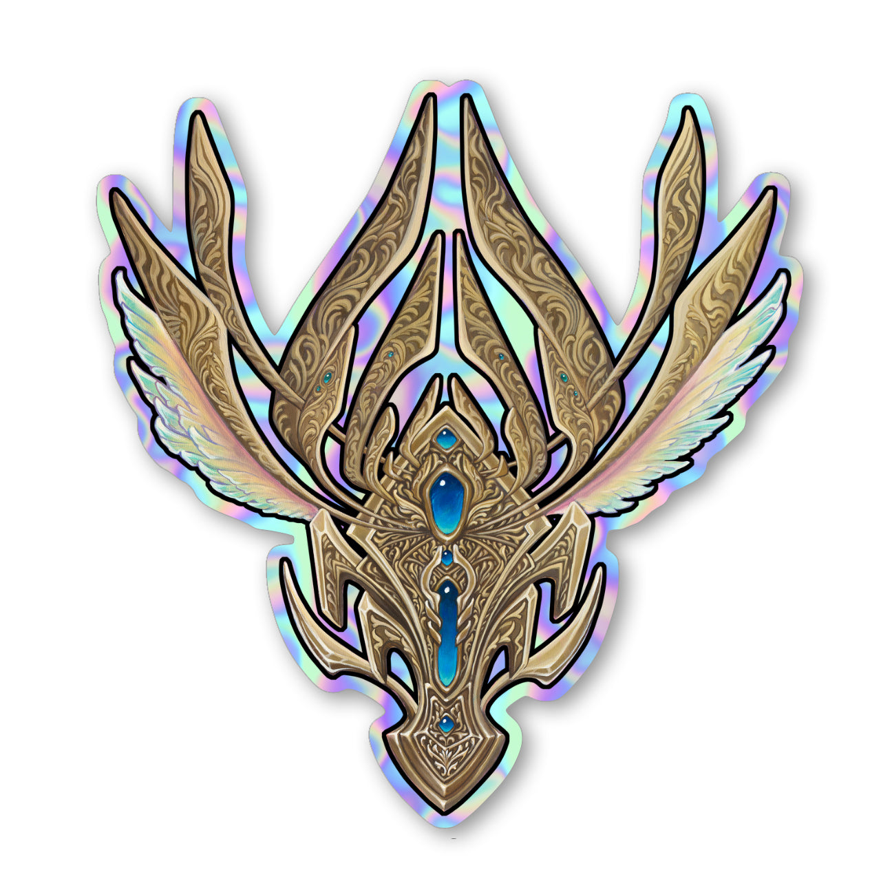 'Source Key' Holographic Sticker