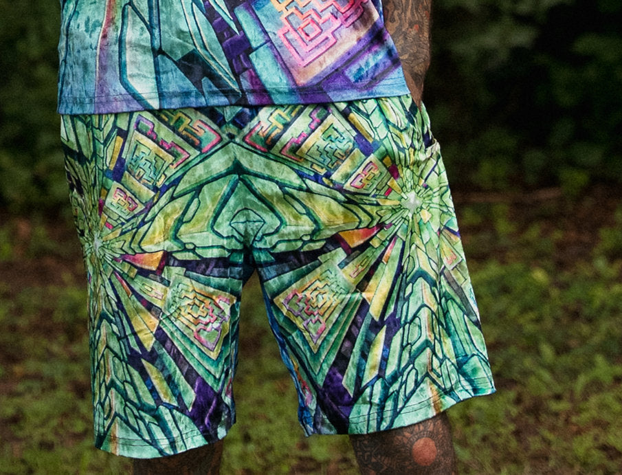 Crushed Velvet Shorts