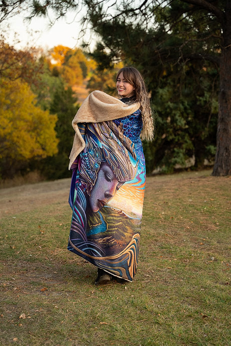 Entheogenesis Fur Blanket