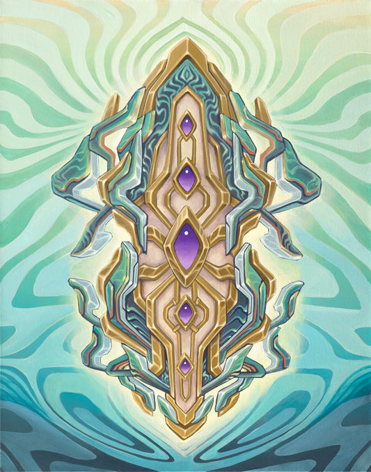 'Aqueous Totem' Original Painting