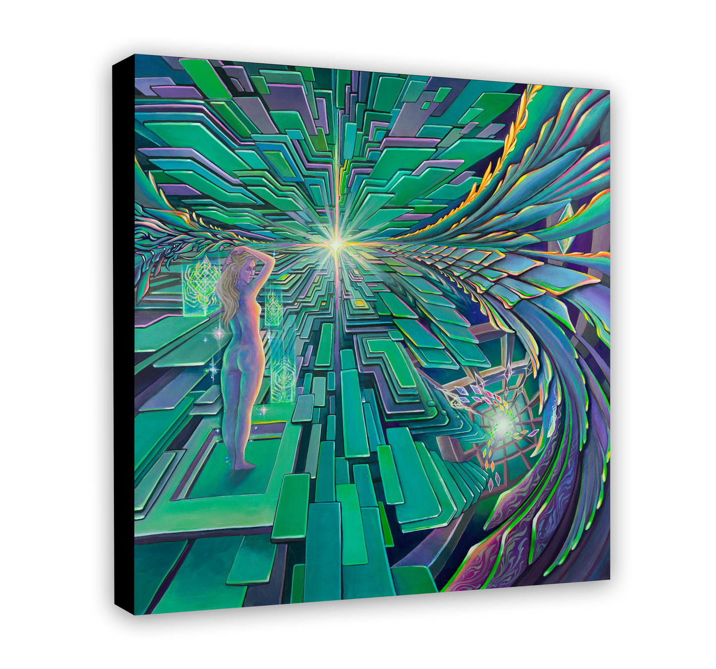 'Deepen the Dimension' Canvas Print by Sean Zenner