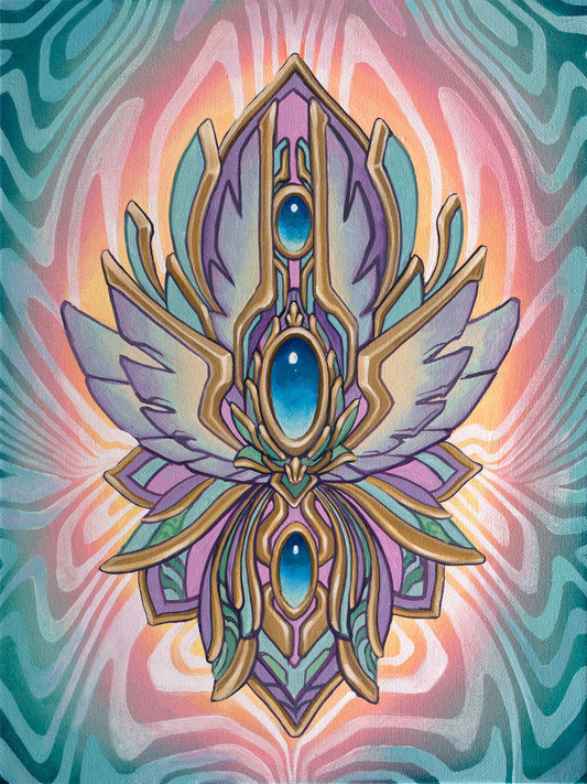 'Jewel In the Lotus 1' Original Painting