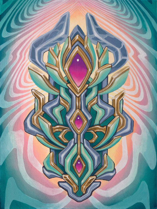 'Jewel In the Lotus 2' Original Painting