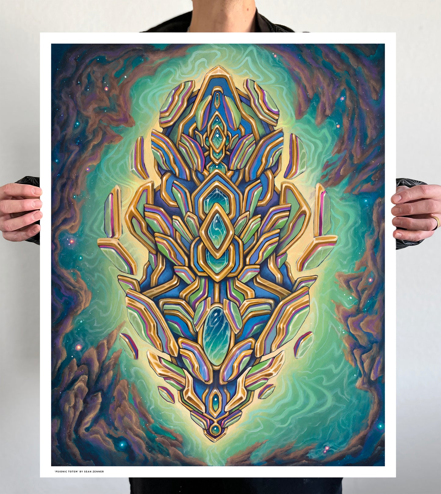 'Psionic Totem' Paper Print