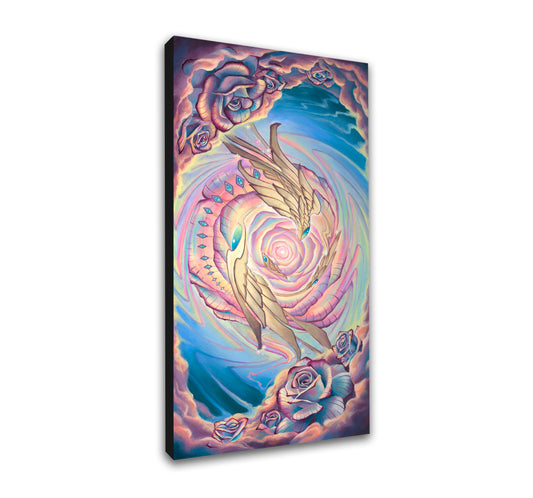 'Rose Portal' Canvas Print by Sean Zenner and Shannon Miguela