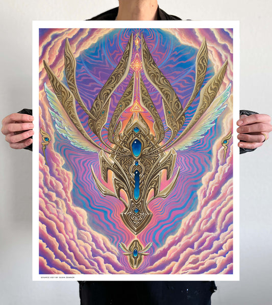 'Source Key' Paper Print