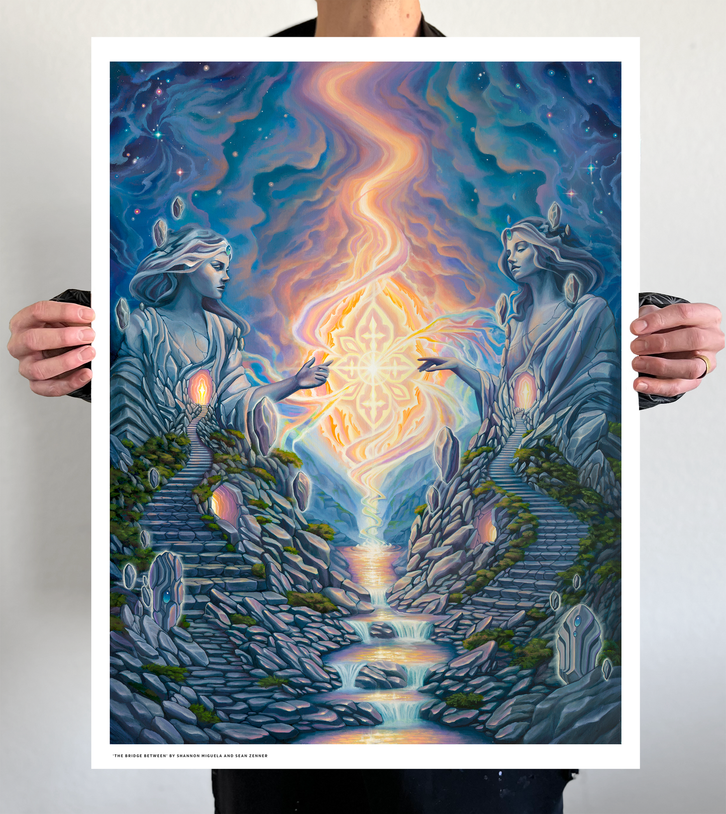'The Bridge Between' Paper Print by Sean Zenner and Shannon Miguela