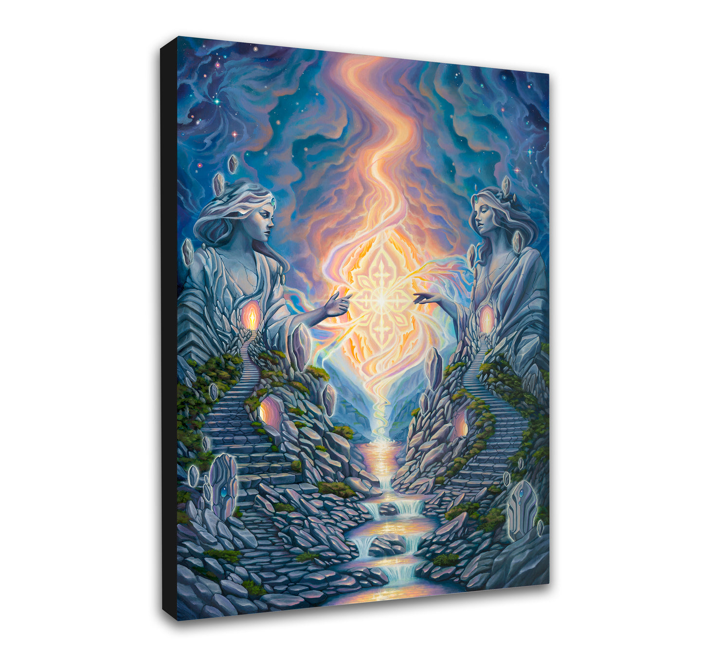 'The Bridge Between' Canvas Print by Sean Zenner and Shannon Miguela